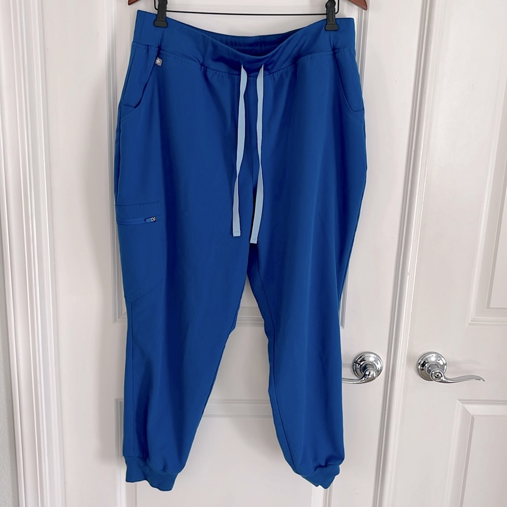 Figs Technical Collection Jogger Scrubs Blue Size XXL/P
